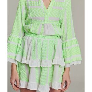 Devotion Twins Folegandros Tiered Mini Skirt O/S